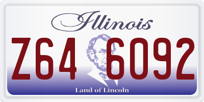 IL license plate Z646092