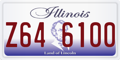 IL license plate Z646100