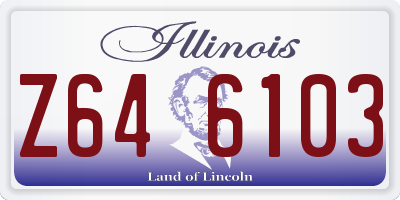 IL license plate Z646103