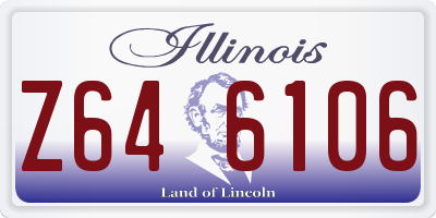 IL license plate Z646106
