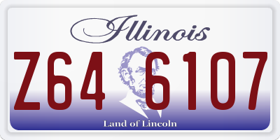 IL license plate Z646107