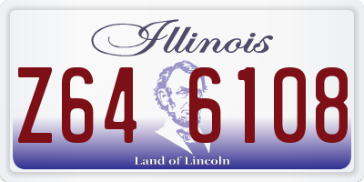 IL license plate Z646108