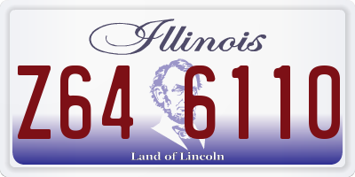 IL license plate Z646110