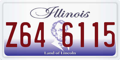 IL license plate Z646115