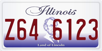 IL license plate Z646123