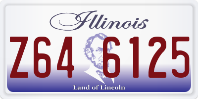IL license plate Z646125