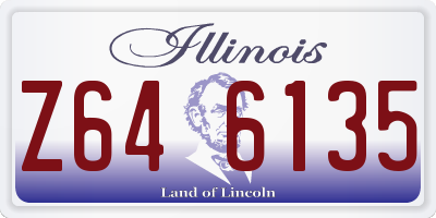 IL license plate Z646135