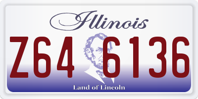 IL license plate Z646136