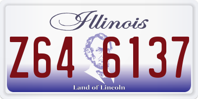 IL license plate Z646137