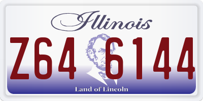 IL license plate Z646144