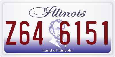 IL license plate Z646151