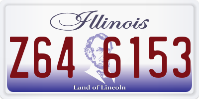 IL license plate Z646153