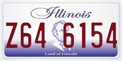 IL license plate Z646154