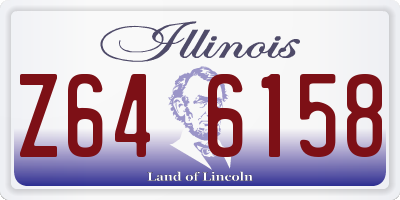 IL license plate Z646158