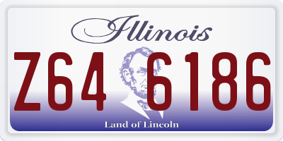 IL license plate Z646186