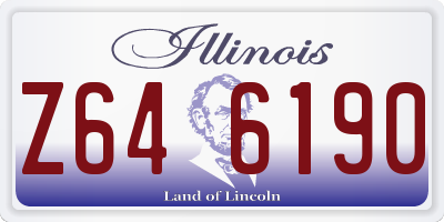 IL license plate Z646190