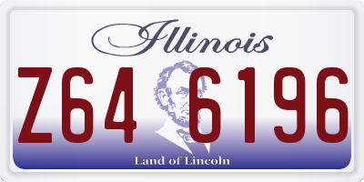 IL license plate Z646196