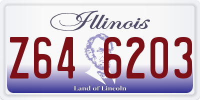 IL license plate Z646203