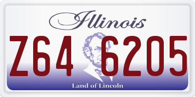 IL license plate Z646205