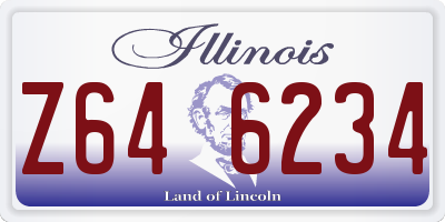 IL license plate Z646234