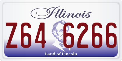 IL license plate Z646266