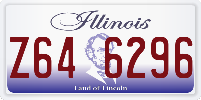 IL license plate Z646296
