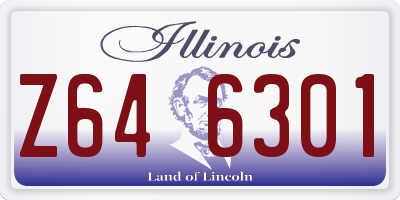 IL license plate Z646301
