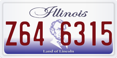 IL license plate Z646315