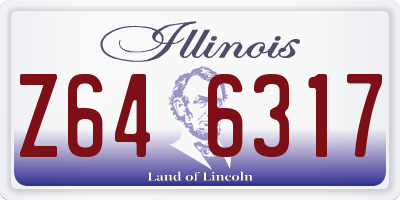 IL license plate Z646317