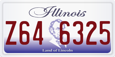 IL license plate Z646325