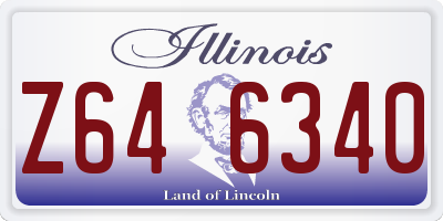 IL license plate Z646340