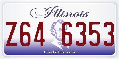 IL license plate Z646353