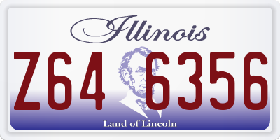 IL license plate Z646356