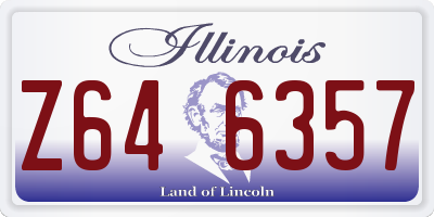 IL license plate Z646357