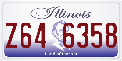 IL license plate Z646358