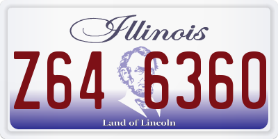 IL license plate Z646360