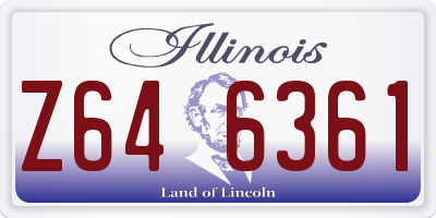 IL license plate Z646361