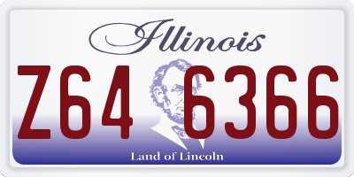 IL license plate Z646366