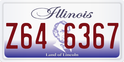 IL license plate Z646367