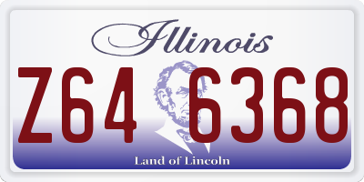 IL license plate Z646368