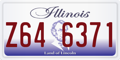 IL license plate Z646371