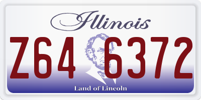 IL license plate Z646372