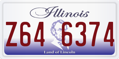 IL license plate Z646374
