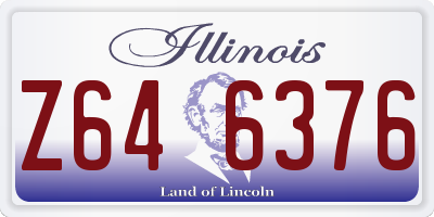 IL license plate Z646376