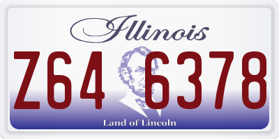 IL license plate Z646378