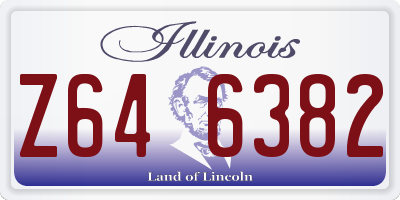 IL license plate Z646382