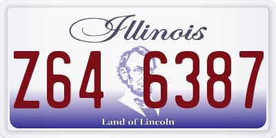 IL license plate Z646387