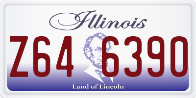 IL license plate Z646390