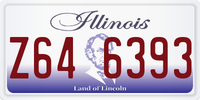 IL license plate Z646393