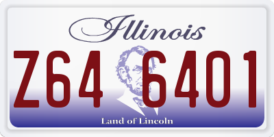 IL license plate Z646401